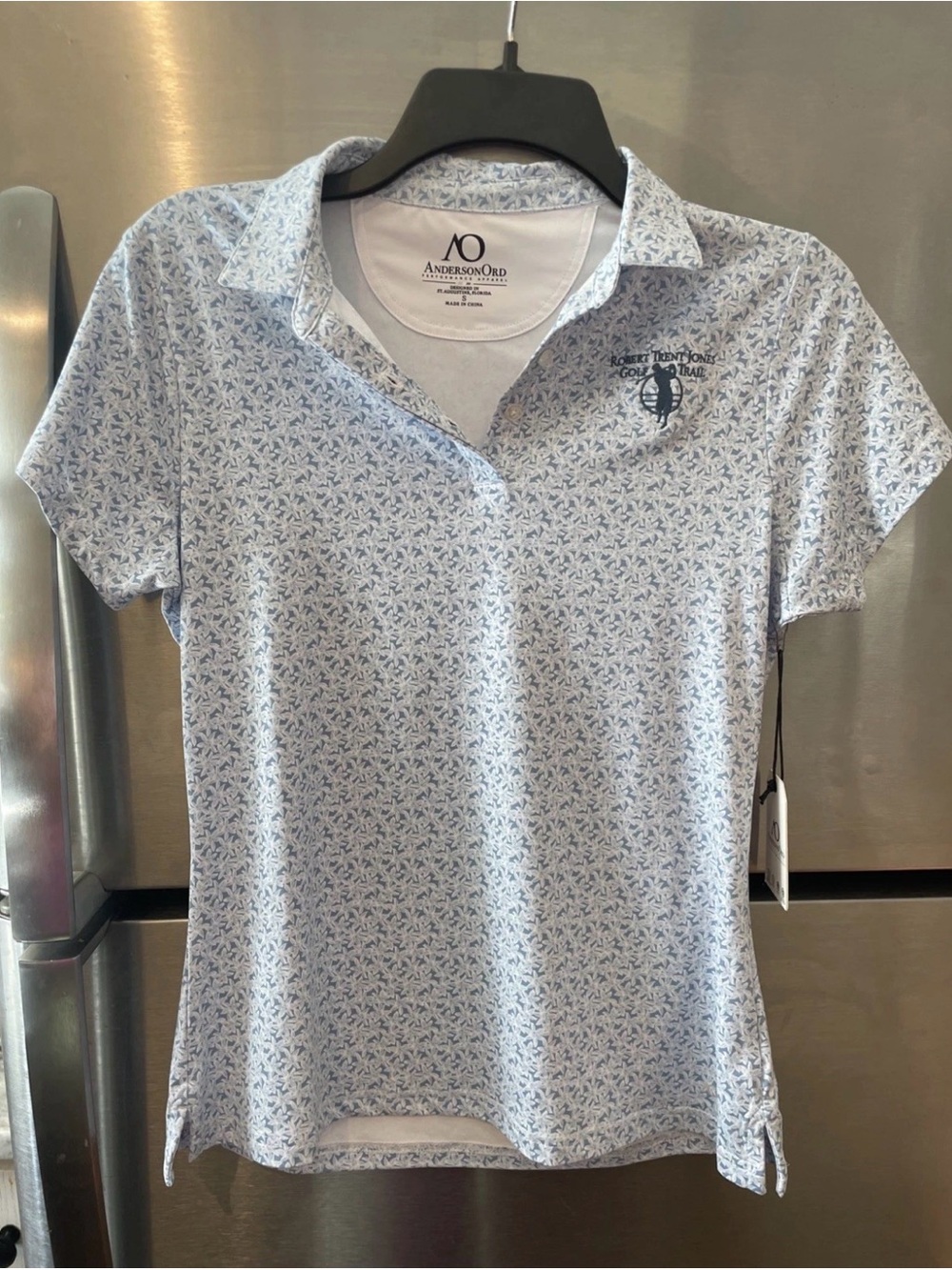AndersonOrd Women's Polo Shirt Robert Trent Jones Logo Size Small NWT see photos